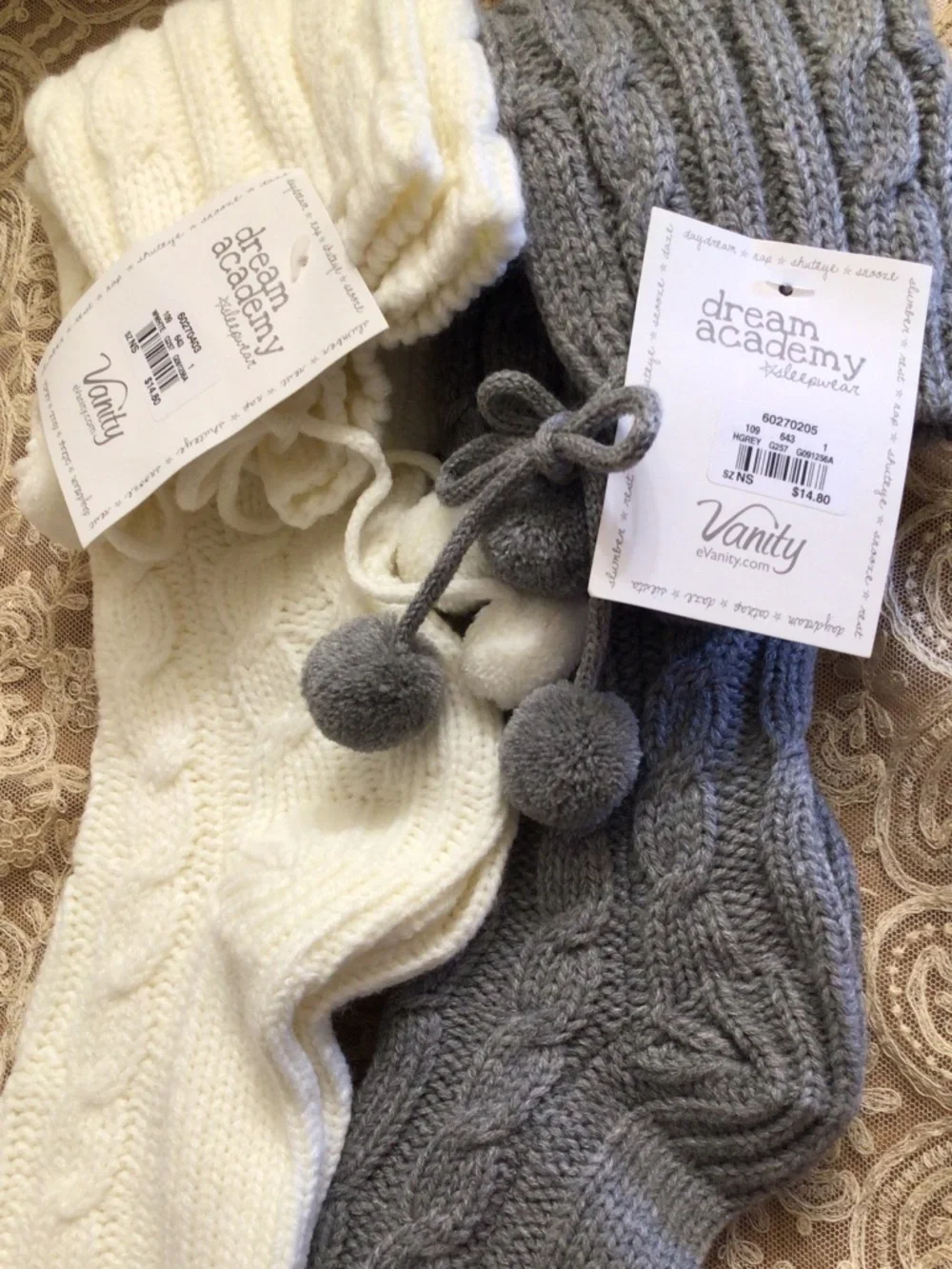 Cozy Dream Academy Winter Slipper Socks by Vanity